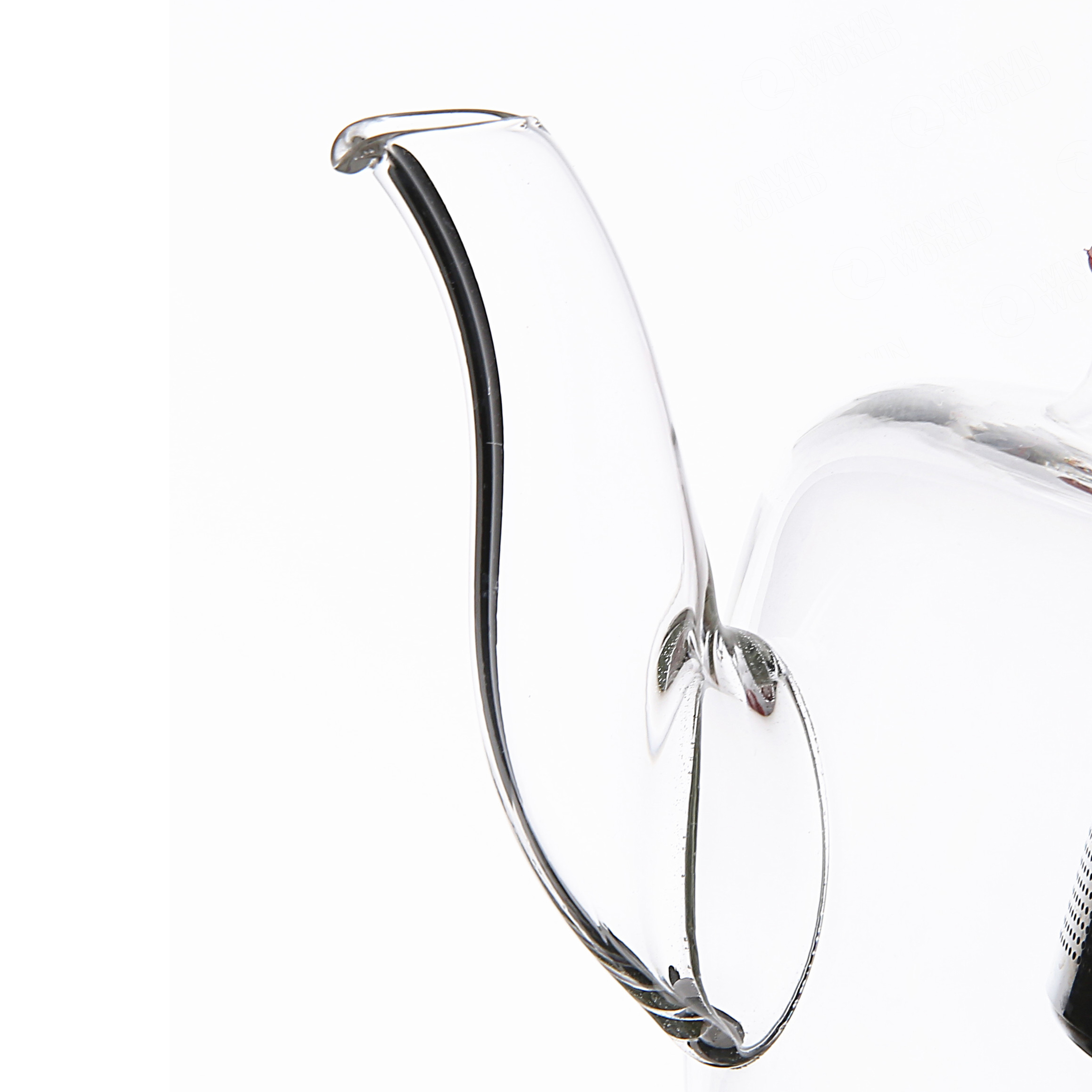 Reusable 800ml Quality Glass Tea Pot Stand Gift Box