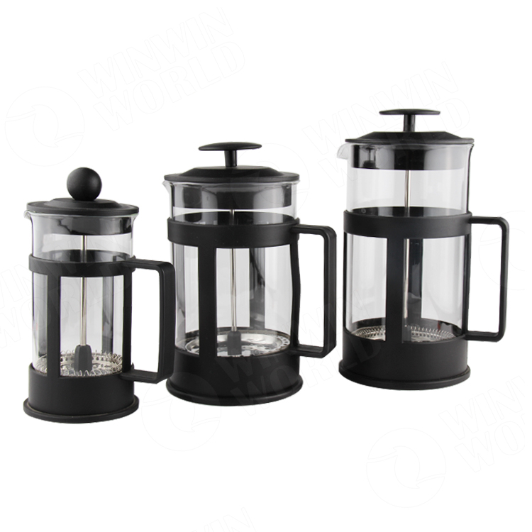 Best Single Serve Portable Plastic Glass Cup Small French Press Coffee Maker
