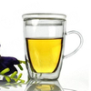 Custom Logo Branded Tea Cups Fancy Beer Glass Reusable Cup for Sale with Lid