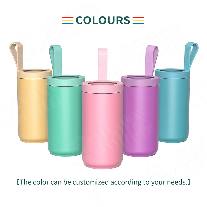 Vacuum Insulated Beer Tumbler Custom Wine Tumbler 12oz Can Cooler