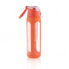 500ml Wholsale Blown Glass Drinking Glasses Water Bottle with Silicone Sleeve