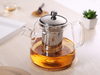 1000ml Heat Resistant Pyrex Borosilicate Water Cooking Teapot Kettle Glass Tea Pot Water Pitcher with Filter