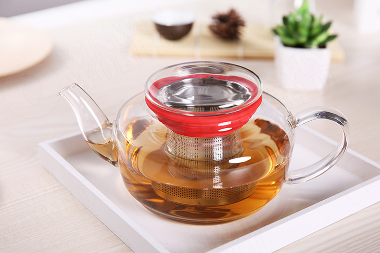 800ml Classic Glass Tea Pot Non Break