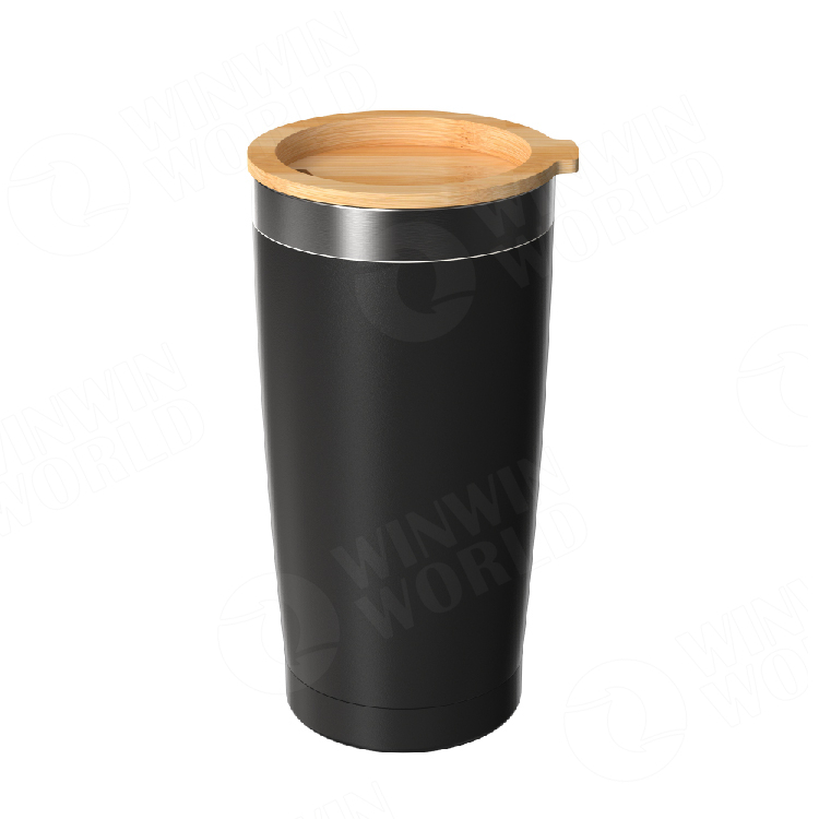 Thermocafe Light And Compact Flask 350ML 250ml Best thermos bottle Coffee Cup Black Bamboo Cover 