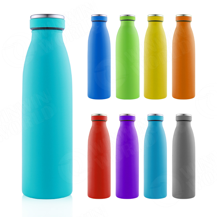 Copper Avaialble Bottle Cheap Price Insulated Empty Branded 500ml Spray Paint Large Thermal Water Bottle With Straw&Filter