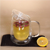 Wholesale 300ml Double Wall Coffee Cup Handle Drinking Cups