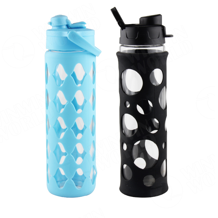 High Temperature Resistant Silicone Sleeve Pewter Drinkware Tinted Glassware