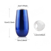 Hot Selling Stainless Steel Wine Tumbler Tea Drinking Cups with Lid