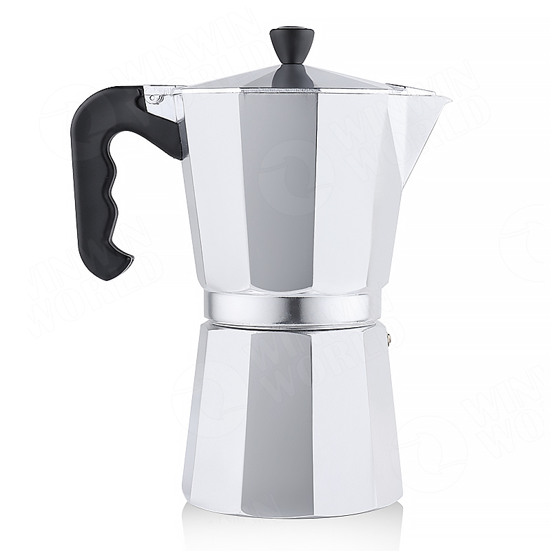 Best Cheap Price On Sale Coffee Maker Houehold Espresso Moka Coffee Pot Different Capacity for Options