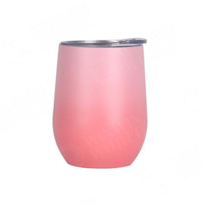 Reusable 12oz Pink Glitter Tumbler Best Stainless Steel Tumbler