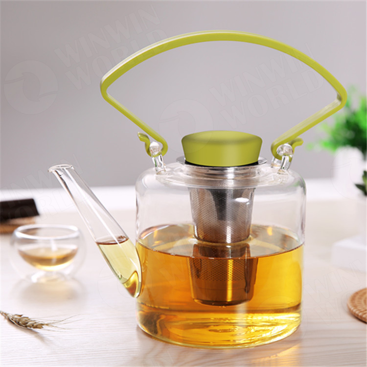 550ml Portable Tea Pot And Cup with Infuser Set Heat-resisting