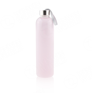 Cheap Price Custom Logo Frosted Glass Water Bottle with Sling for Sale 2020 Travel Borosilicate Glass Water Bottles for Sport