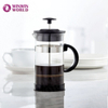 high quality best travel red french press plastic coffee plunger 