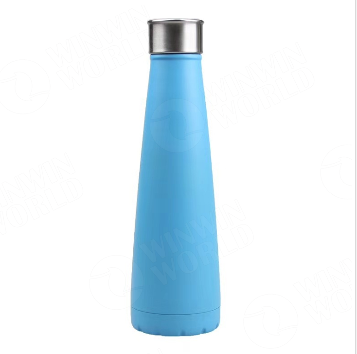 Thermos 0.47 0.5 l Pioneer Vacuum Flask With Temperature Gauge Water Bottle Insulated Thermoflask Stainless steel 