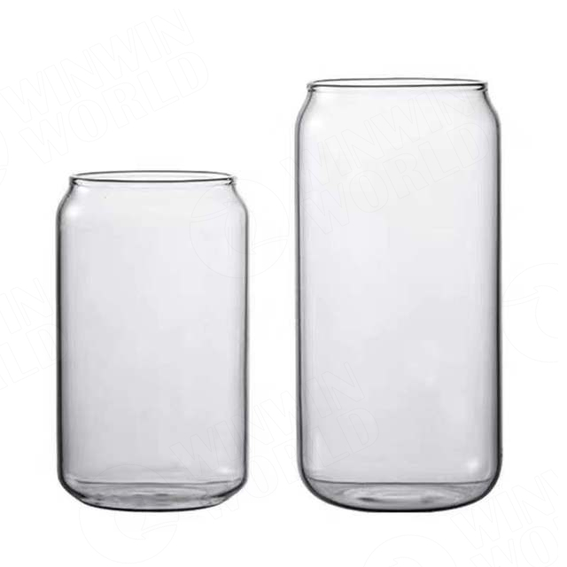 New Arrival Cheap Retail Product Borosilicate Glass Handmade 350ML Durable Clear Glass Cup For Household Cola Drinks With Straw