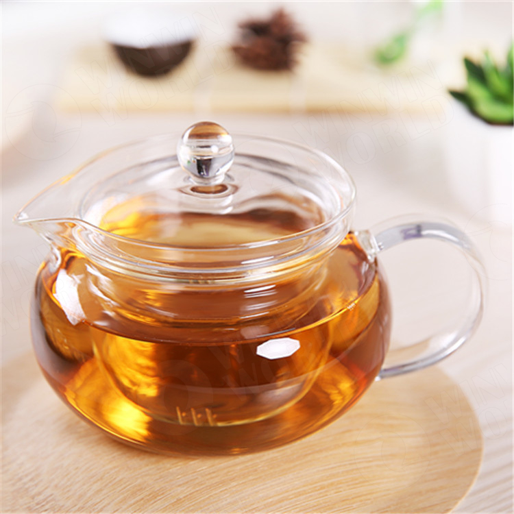 550ml Borosilicate Glass Tea Pot Custom Tea Infuser Pot