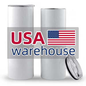 USA warehouse Sublimation Tumblers Skinny Tumbler Fast Delivery in 4~9 days