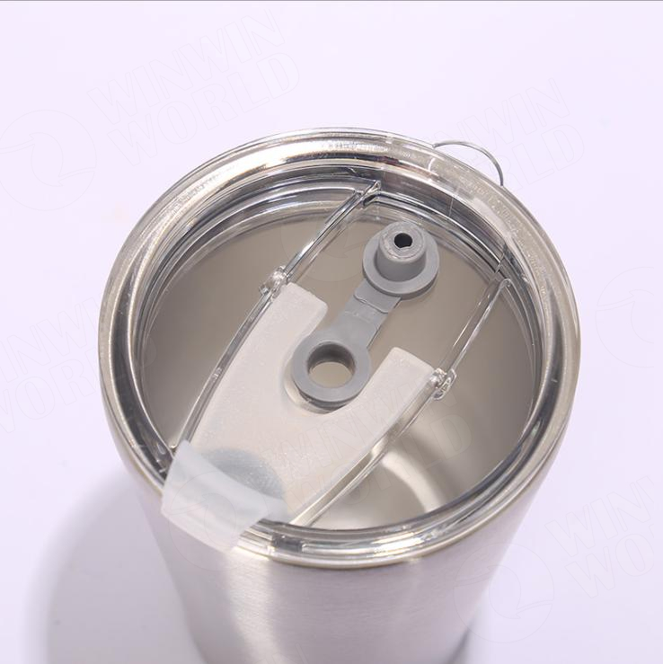 Insulated Stainless Steel Wine Glasses with Lid Ice Shaker Skinny Tumbler