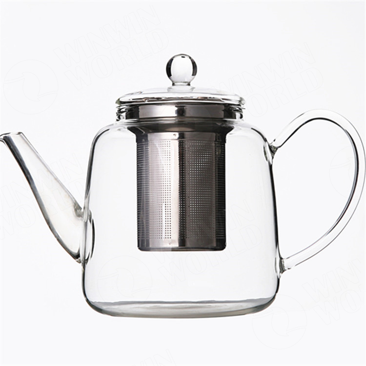 400ml Glass Tea Pot And Tea Cups Set with Filter