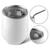 Wholesal Stainless Steel 12Oz Tumblers Double Wall Insulated Straight Water Cup Wine Sublimation Tumbler With Lids And Straws