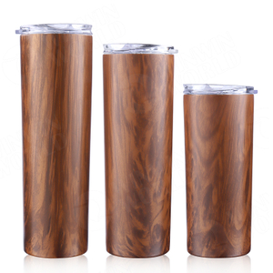 Wood Grain Stainless Tumbler Bulk Coloured 20 Oz Tumbler Lid