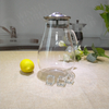 1700ml Food Storage Clear Glass Jar with Lid