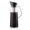 Best Selling Glass Pitcher 1500ML Big Capacity Easy Clean Water Filter Coffee Tea Juice Jug with Stainless Steel Filter