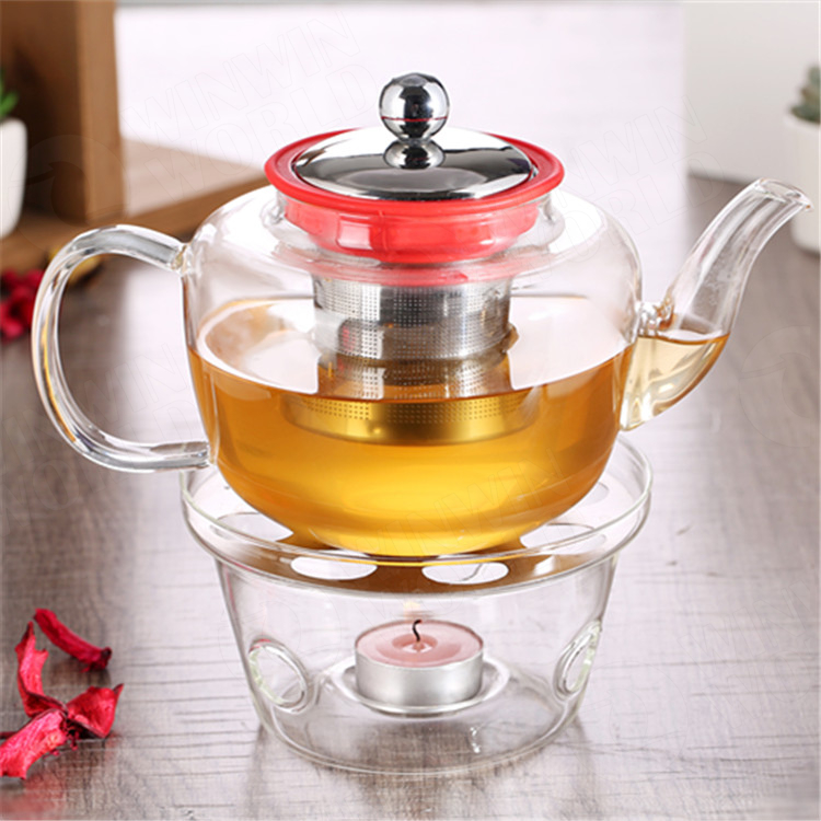 New Design Tea Pot with Infusers for Loose Tea Borosilicate